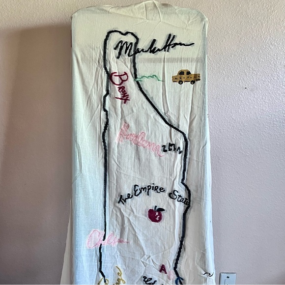 Madewell Accessories - Subway Graffiti Map Scarf
